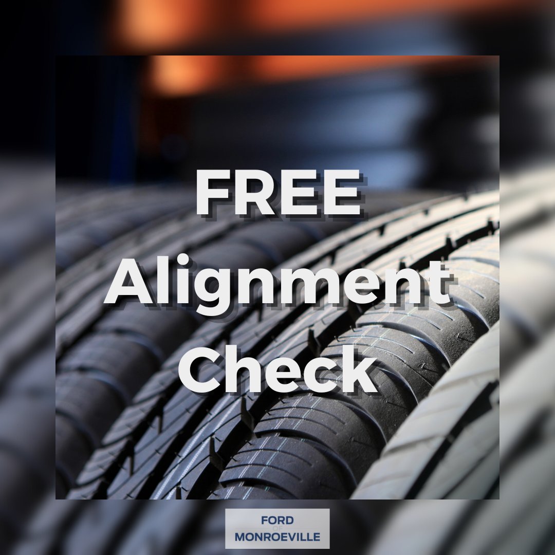 FordMonroeville's tweet photo. Savings alert! 🚨

Get a FREE alignment check! Visit https://t.co/YfnOR1n6Df for more details! 🙌

#wheelalignment #automaintenance #autoservice #autocare #vehiclemaintenance #routinemaintenance  #fordmonroeville #fordperformance https://t.co/qwRlf0sBxo