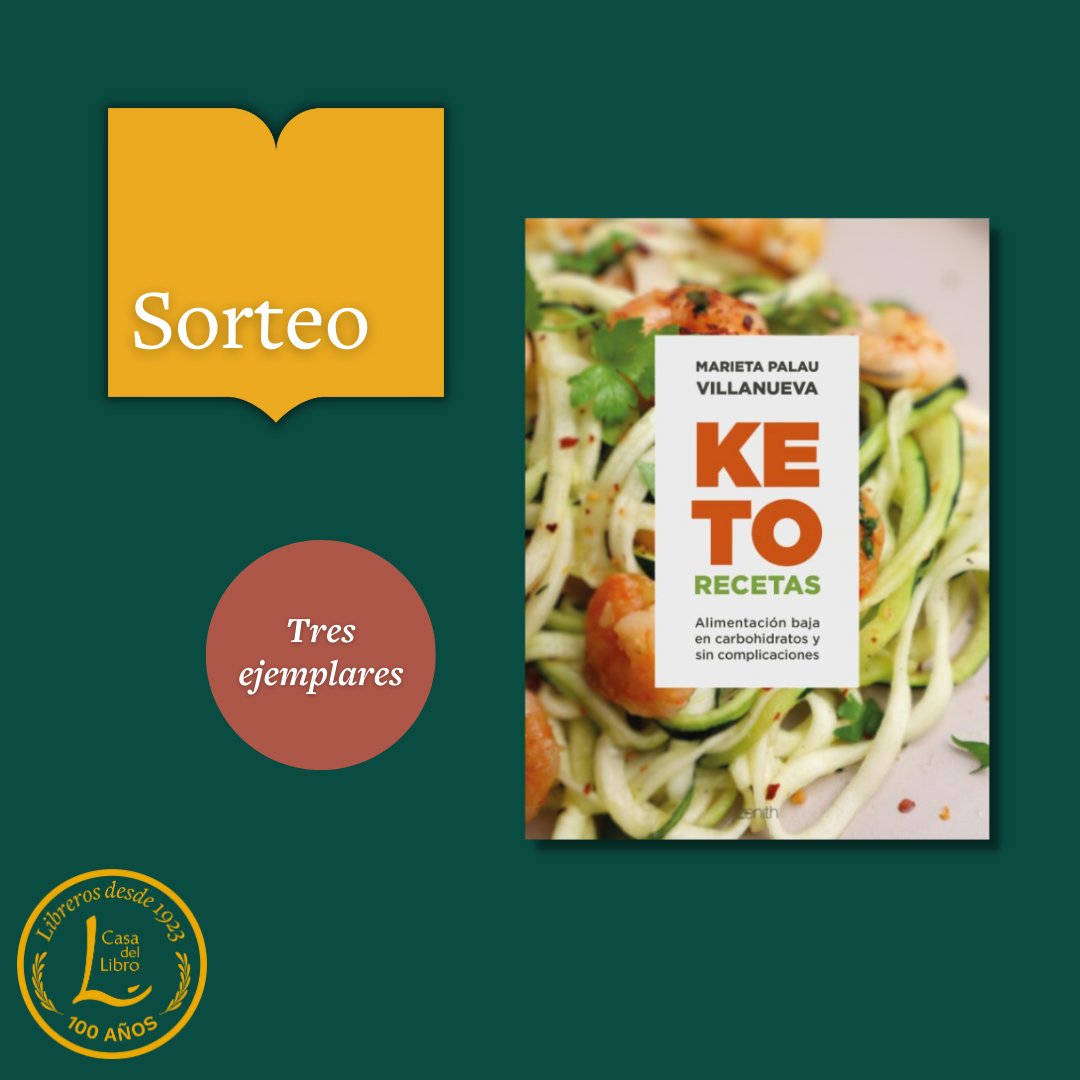 🍀🍀🍀¡SORTEO!🍀🍀🍀

Tenemos tres ejemplares de #KetoRecetas (bit.ly/3Werl3q), de Marieta Palau. ¡Participa!
✅ Síguenos.
🔁 Haz RT a este tweet.
🗓️ El 25 de mayo diremos los ganadores.

<a href="/Planetadelibros/">PlanetadeLibros</a>