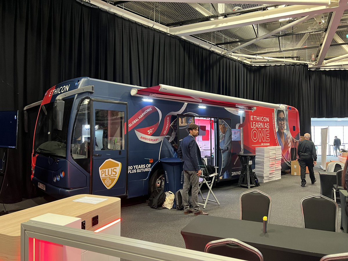ReeceF1's tweet photo. Come and see @Ethicon at #ASGBI in Harrogate on our education bus! #LearnAsOne https://t.co/iINiYVVAry