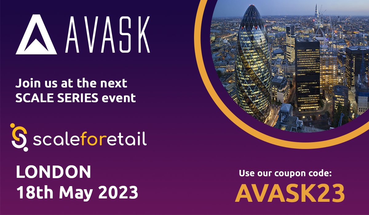 avaskgroup's tweet image. 📍 Join us in London tomorrow for the Scale Series - mastermind talks, interactive workshops and networking!

🎟️ Purchase your ticket: ow.ly/6vhY50Oo02r 

#AVASK #EcommerceConference