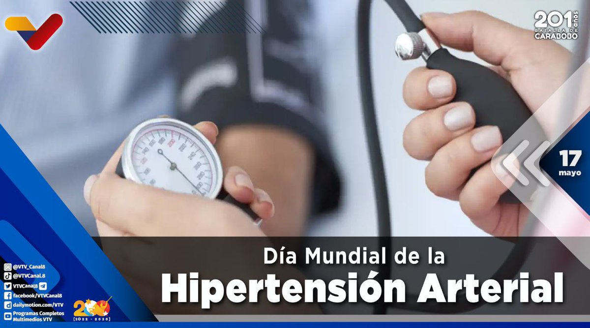 #EFEMÉRIDE🗓️| Cada #17May se conmemora el Día Mundial de la Hipertensión Arterial, con el fin de exaltar la importancia de controlar la tensión arterial, ya que es el principal factor de riesgo para sufrir una enfermedad cardiovascular. 

#PoesíaParaLaPaz
