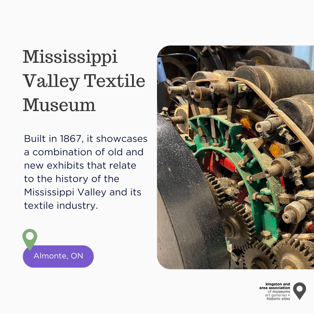 👀 Looking for something to do this season? Check out the museums in north of Kingston! Don't miss the chance to learn about our city's history! 🏛️
Learn more at 👉 kingstonmuseums.ca/explore 
#mayismuseummonth #visitlocal #kingstonontario #visitkingston