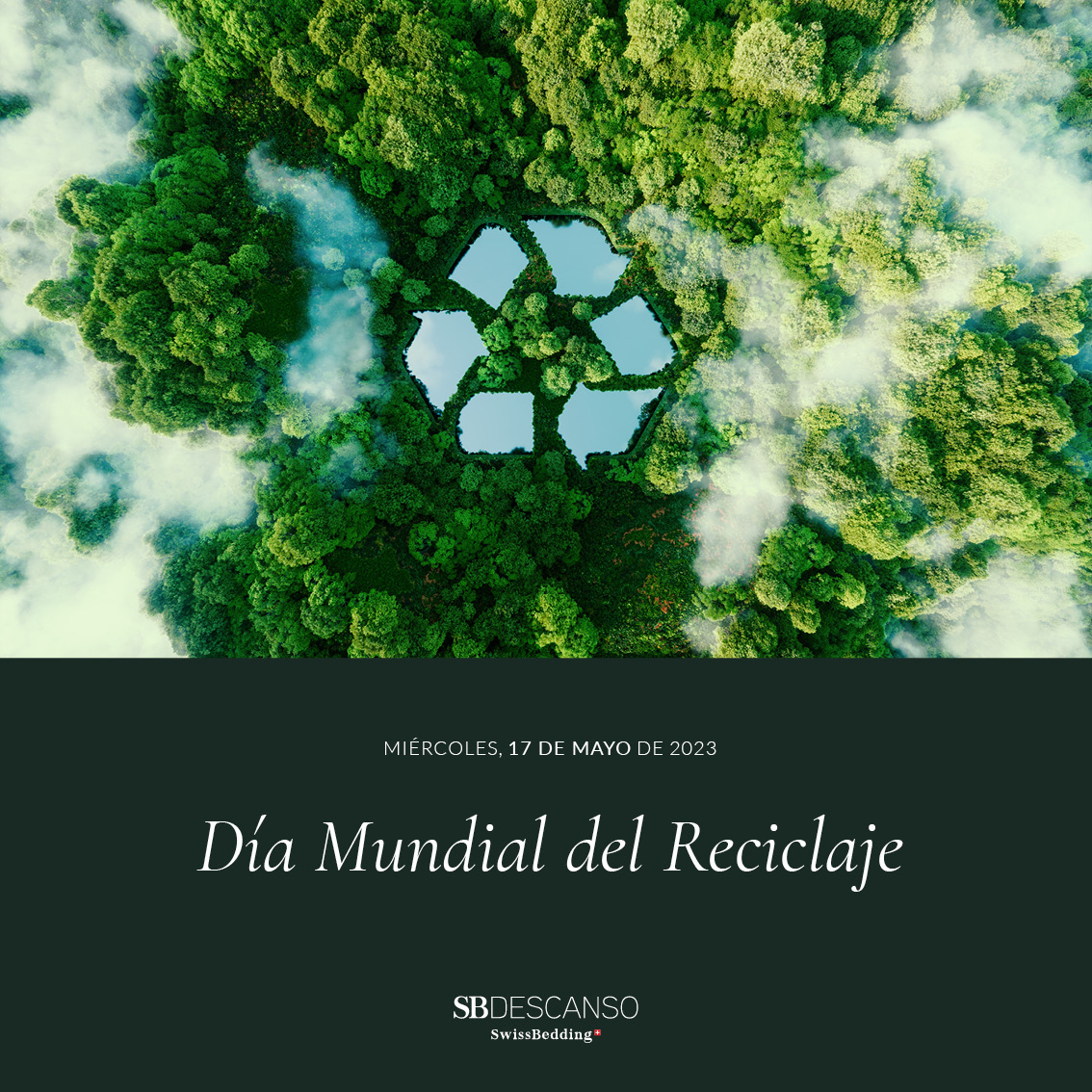SBdescanso's tweet photo. 🌍 ¡Celebremos juntos el Día Mundial del Reciclaje! 🌱♻️

Hoy es un día especial en el que recordamos la importancia de cuidar nuestro planeta a través de una correcta gestión de los residuos. En SB Descanso, nos sumamos con entusiasmo a esta iniciativa global. https://t.co/g1IrtX2YfU