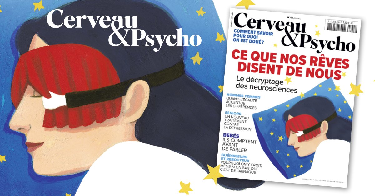 📰 NOUVEAU NUMÉRO | Ce que nos rêves disent de nous, le décryptage des neurosciences. « Le rêve est une prise de subconscience », disait Raymond Devos. 

➡️ cerveauetpsycho.fr/sd/neuroscienc…
