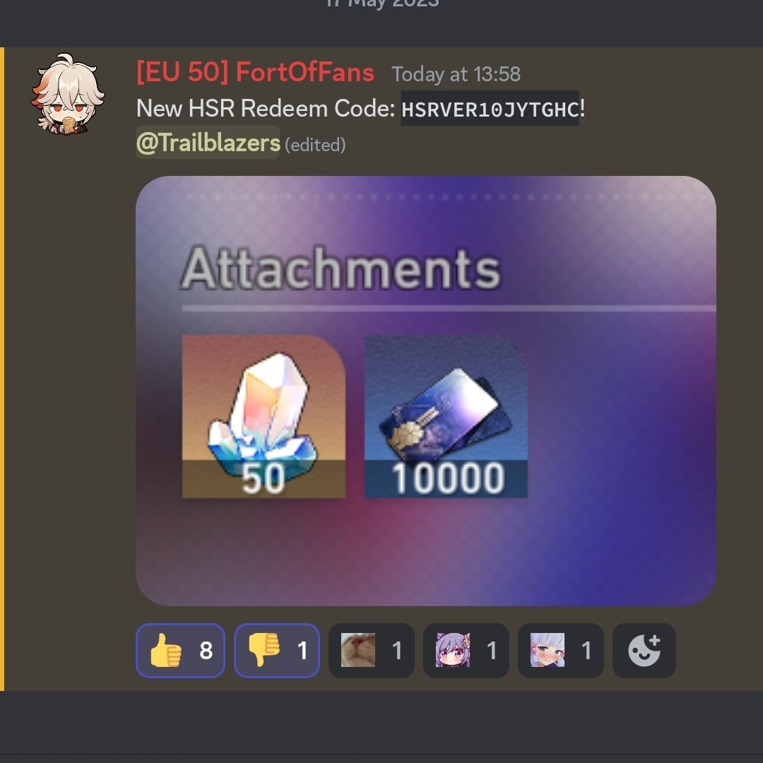 FortOfFans On Twitter New Redeem Code HSRVER10JYTGHC Fortoffans on twitter new redeem code hsrver10jytghc