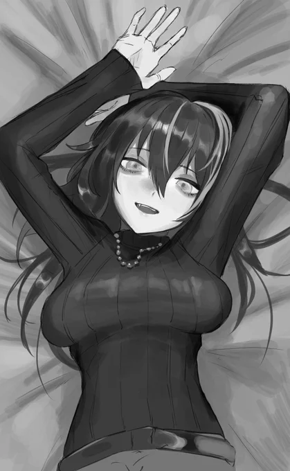 かーぼんさんのダウナーお姉さんがいいって絵です