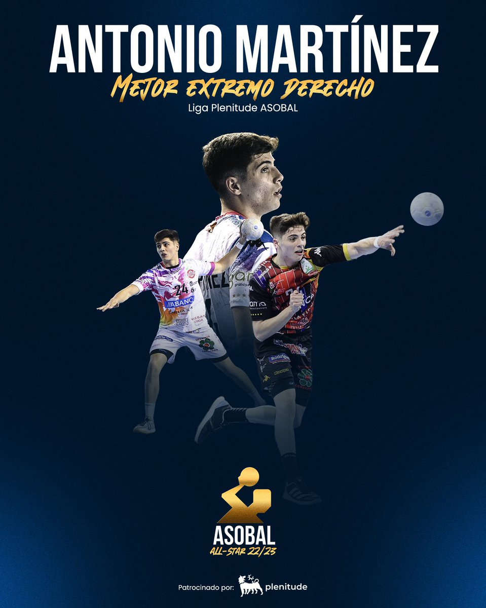 Si nosotros ya lo sabíamos 😎

 <a href="/antoniiomartz/">Antonio Martínez</a> y <a href="/juancaal_13/">Juan Castro</a> han sido elegidos como Mejor Extremo Derecho y Mejor Central de la #LigaPlenitudeASOBAL 2022/2023.

¡Enhorabuena a ambos!