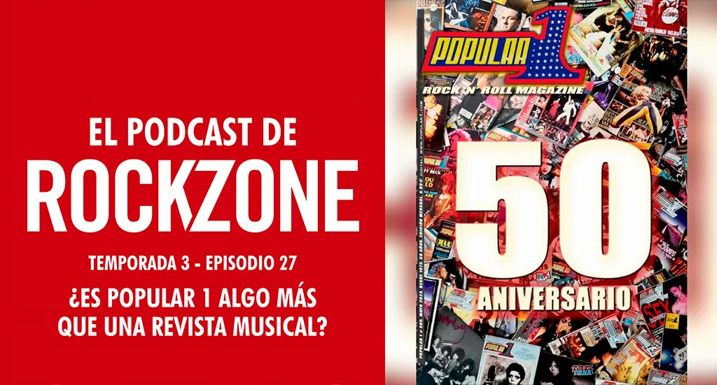 📷¡Nuevo episodio disponible!📷Esta semana rendimos homenaje a la revista Popular 1 Rock n' Roll Magazine que este mes celebra su 50 aniversario y nos preguntamos: ¿Es Popular 1 más que una revista musical? Enjoy! rockzonemag.com/es-popular-1-a…
