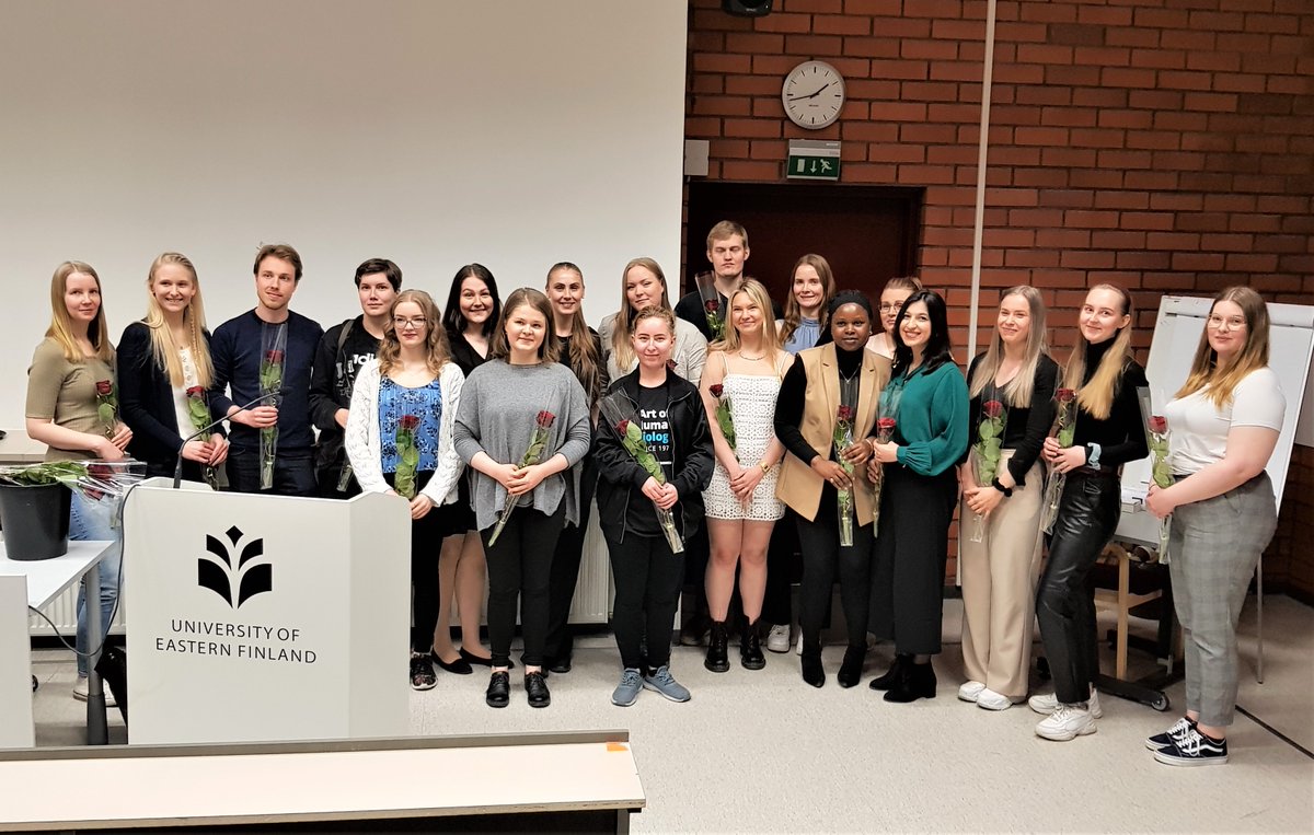 TiinaKuningas's tweet photo. Celebrating our Biomedicine MSc graduates @UEF_Biomed #madeinuef https://t.co/kQFmbPXLLK