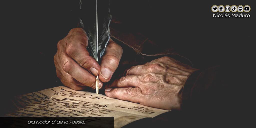#PoesíaParaLaPaz Feliz días <a href="/NicolasMaduro/">Nicolás Maduro</a>