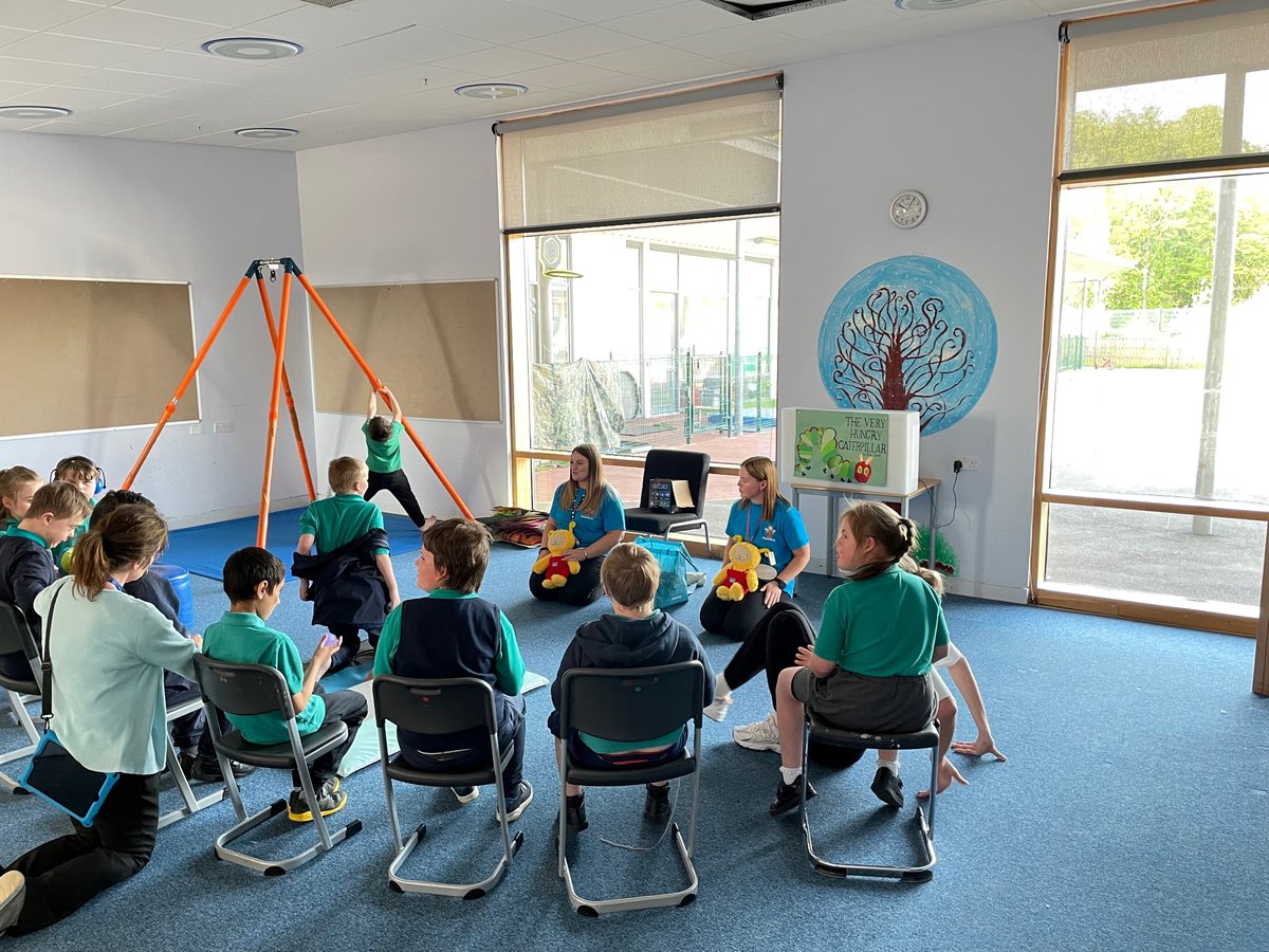 IsobelMair's tweet image. Thanks To Linsay &amp;amp; Erica for our  wonderful Book Bug sessions for some of the classes today to celebrate #BookbugWeek #weareIMS #bookbug #literacy @Bookbug_SBT