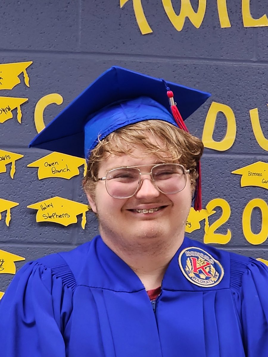 TwilightKHS's tweet photo. Congratulations to our latest Twilight student to meet graduation requirements for 2023 - 

Nathan Adams!!!!!!!

@Kats_Principal 
#everykideveryday https://t.co/onZwVrVhtI