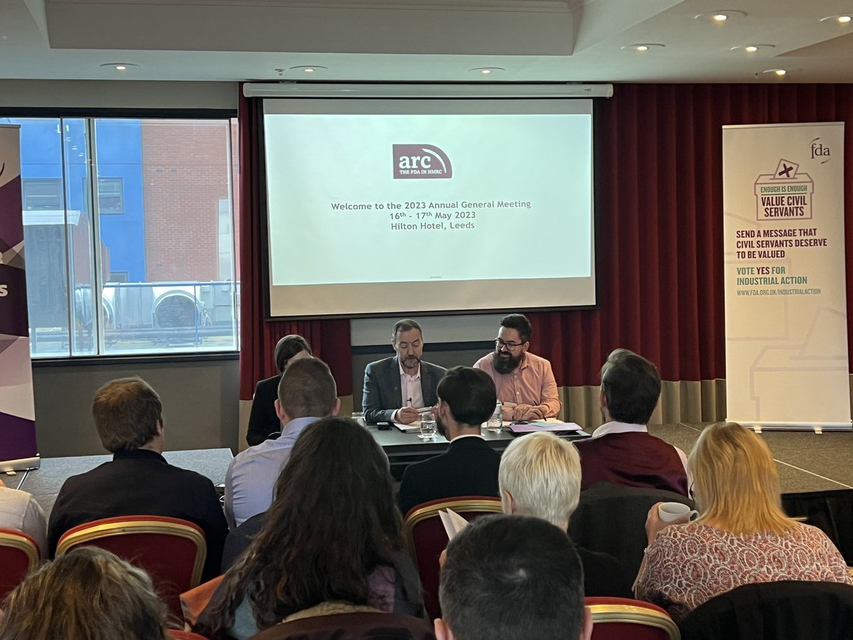 <a href="/ARC_Union/">ARC</a> President <a href="/loz_hutton/">Loz Hutton</a> opening #ARCAGM23 in <a href="/HiltonLeedsCity/">Hilton Leeds City</a>