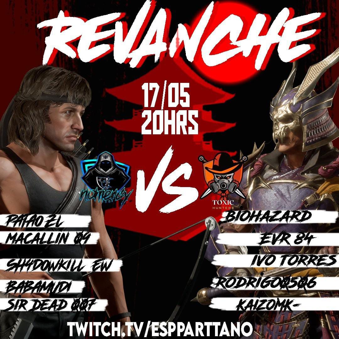 NoMercyMK's tweet photo. Bom dia FGC! No último Coliseum, @toxic_hunters saiu vitoriosa. Mas o Carrasco não se intimidou e nessa revanche vamos buscar a decapitação desses caçadores. E esse embate vai rolar lá no @Espparttano tendo a participação de QuanchiFGC nos comentários
Esperamos vocês lá! Go NM 💙 https://t.co/xAUYL67CMx