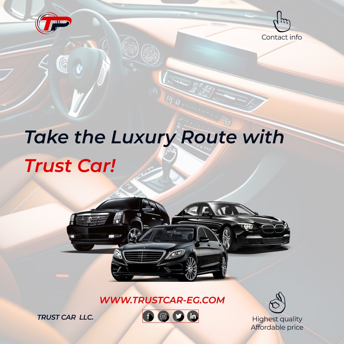 🌟 Indulge in opulence with our premier Car Rental/Limousine Service. Experience the epitome of luxury as you cruise in style.💼 Arrive at your destination in elegance and make a lasting impression.💫Request a quote today and elevate your journey! ✨ #LuxuryCarRental #LimoService