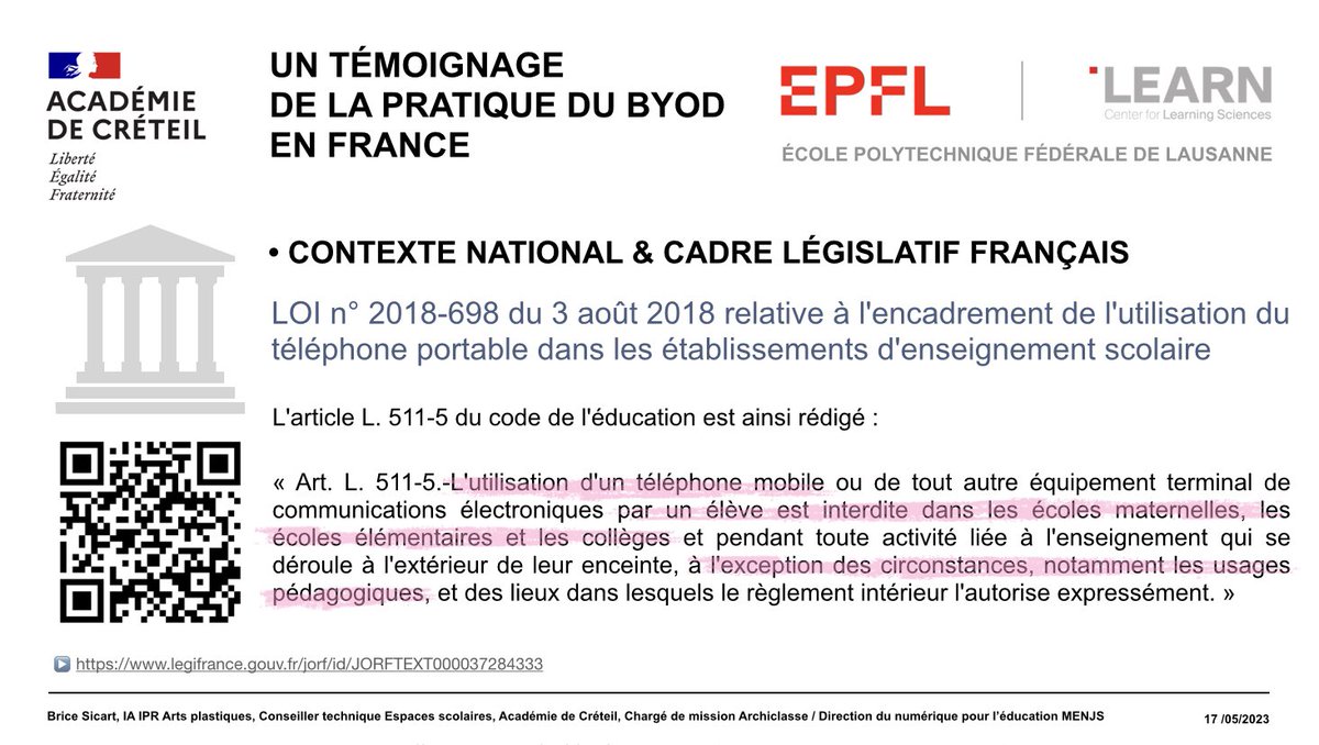 SICARTB's tweet photo. Plaisir de participer au workshop #BYOD de @EPFLCenterLEARN à Lausanne🇨🇭 &amp; d’apporter un témoignage @AcCreteil 🇫🇷 quant aux pratiques #BYOD ▶️https://t.co/bVNqVg6OTm Un grand 🙏 à l’@EPFL pour son invitation et son accueil 🤩 @igartsplastique @Ig_EAC_PhGalais @Becket6 @chcaron80 https://t.co/Y2xKLVrRFq