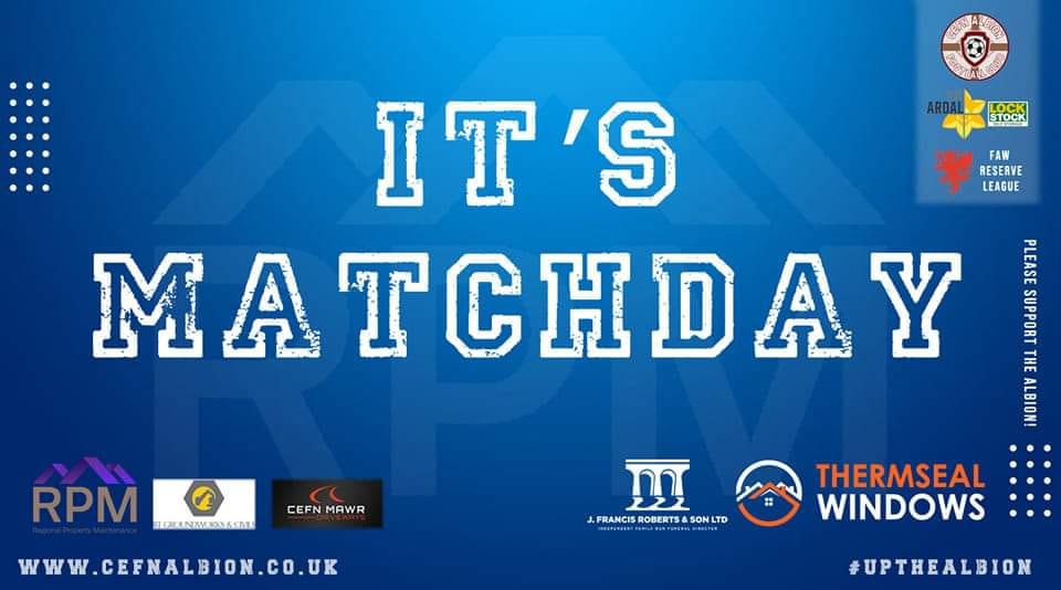 CefnAlbionFC's tweet photo. IT'S MATCHDAY 🔵⚪
⚽ Reserve Team
🆚 @penycaefc1 (A)
🏟 The Riverside
🕒 KO 18:30
🏆 Reserve League
🗣️ Its a big local derby this evening as our reserve team make the short trip to Afoneitha to take on Penycae at the Riverside. Please come and support!
#UPTHEALBION
#CEFN https://t.co/0o06QQ1S6e