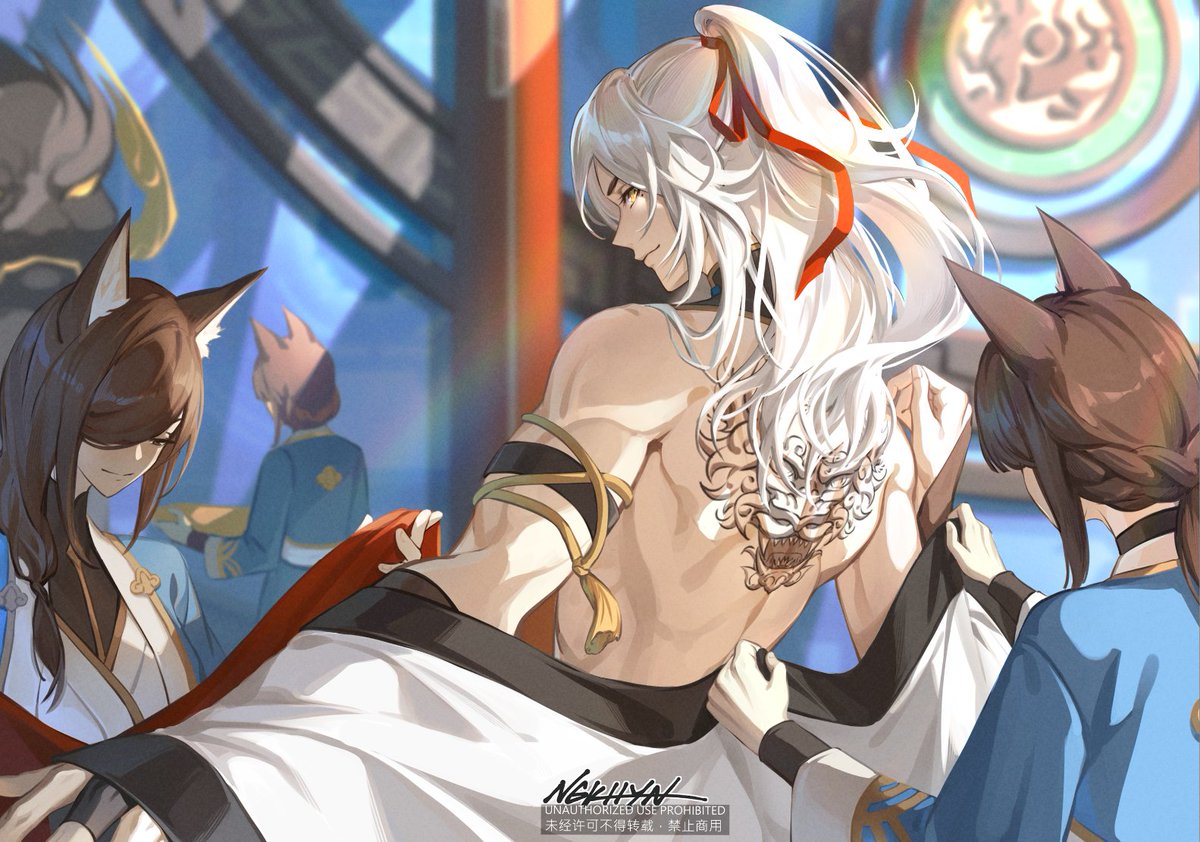 ngkhyn's tweet image. jing yuan the legend who broke cn servers 😭
#HonkaiStarRail #JingYuan #スターレイル