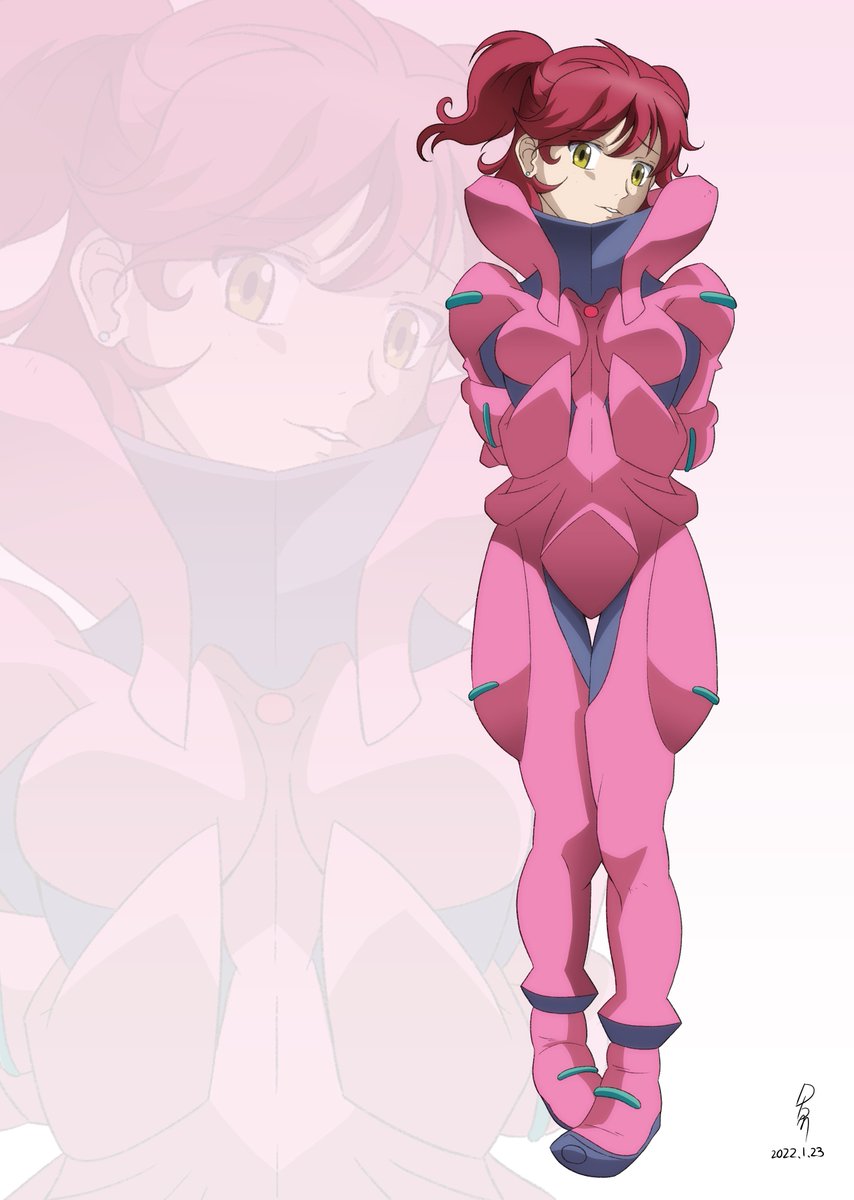 「#クロスオーバー画像をあげる見た人もやる ネーナ・トリニティ(ヴェイガンパイスー」|Dboy@カトリーヌ画集25%のイラスト