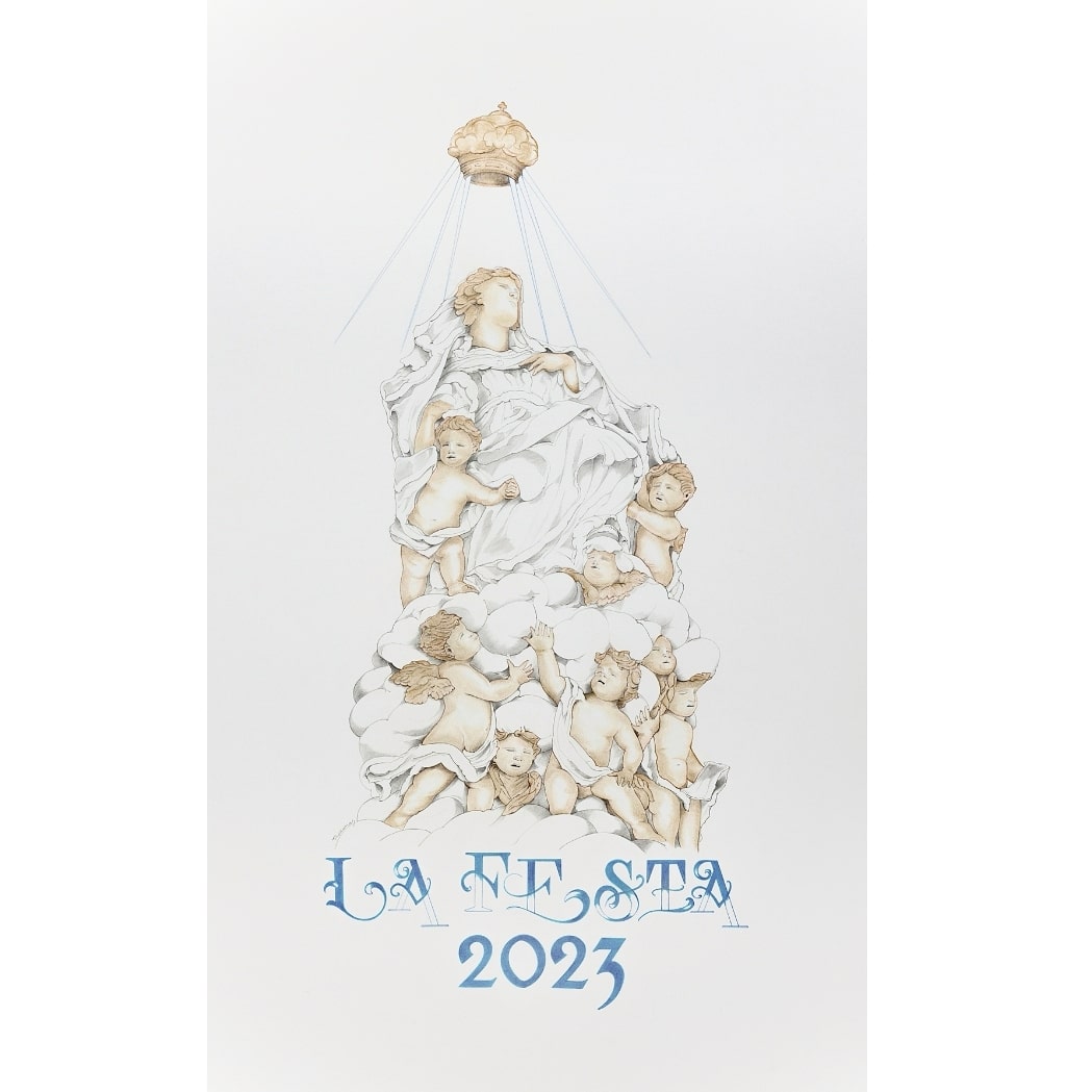 MisteridElxofic's tweet photo. Quines ganes teníem que arribara aquest dia! ⠀⠀

Acabem de dur a terme la presentació del cartell anunciador de les representacions d'agost de 2023 i no podem estar més feliços per aquesta obra d'Antonio Ródenas.

✨🤍✨ https://t.co/MnLfJ8wfdm
