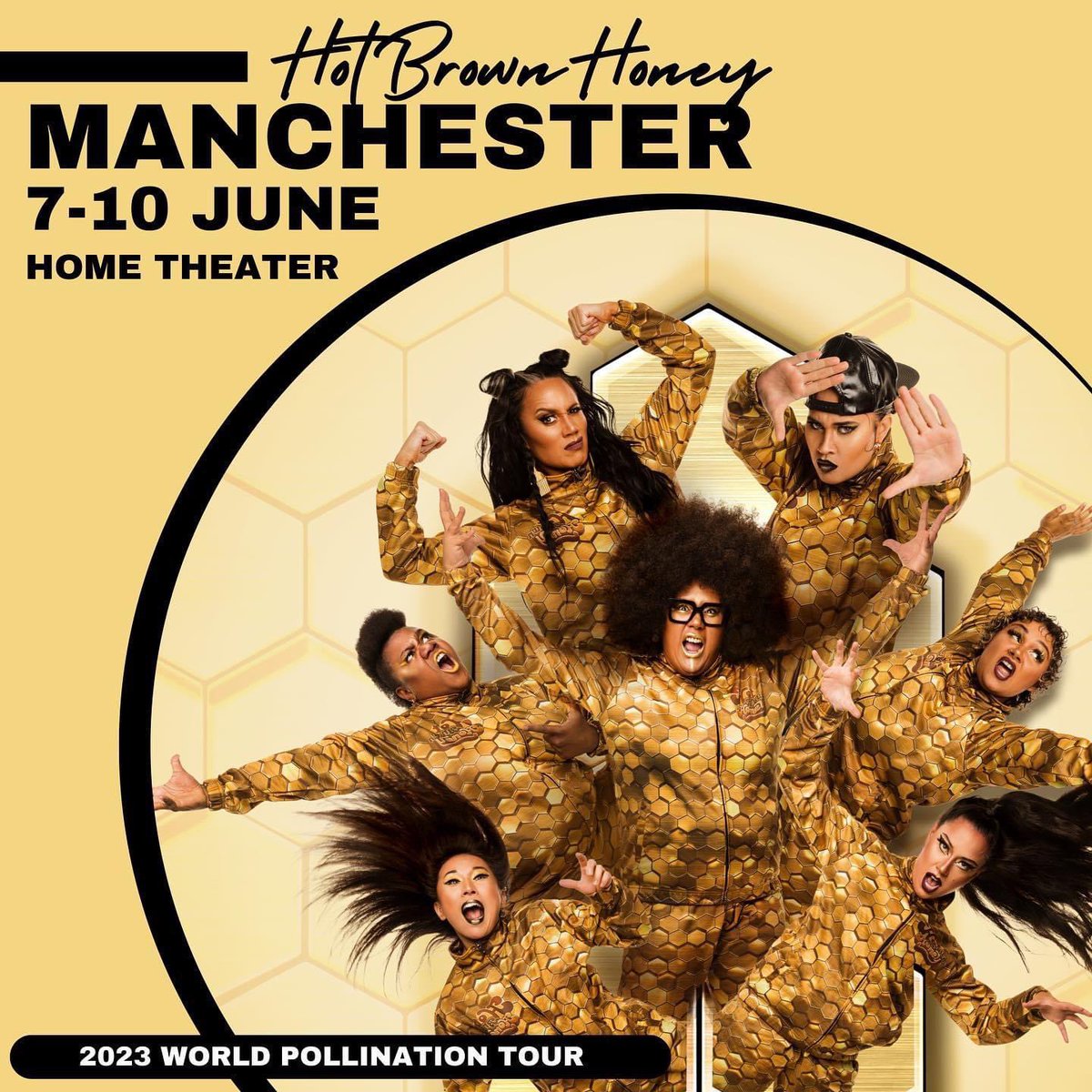 hotbrownhoney's tweet photo. MANCHESTER Hot Brown Honey are coming with THE REMIX!!
Rise and Shine Motherlovers!
7-10 June 2023 @HOME_mcr
#HotBrownHoney #DecoloniseAndMoisturise
#WorldPollinationTour https://t.co/NKkpRgcp13