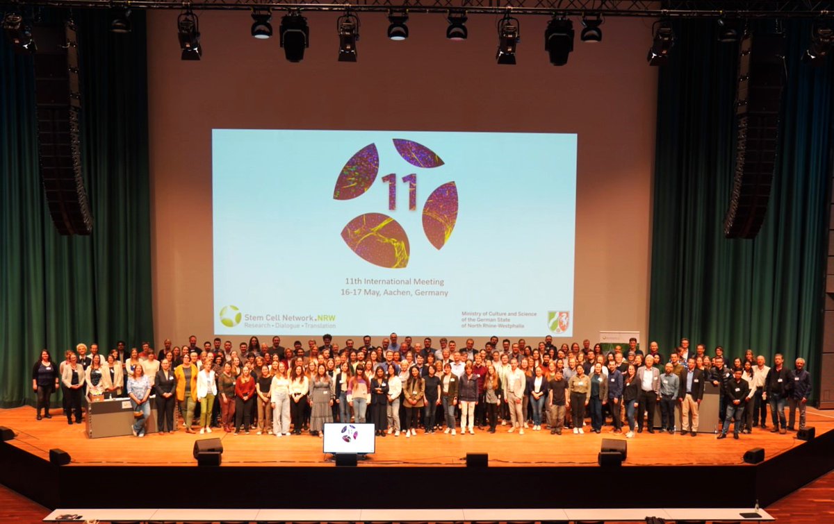 StemCellsNRW's tweet photo. 2nd day of the 11th International Meeting of the Stem Cell Network NRW. Great to meet in person again and discuss exciting research with presentations, posters and industry exhibitions. https://t.co/Z3FuV6nBhP