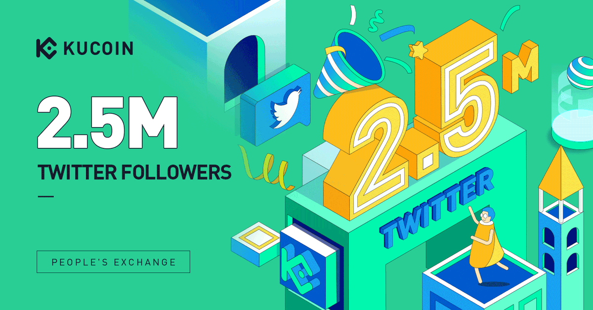 🎉#KuCoin's Twitter just hit 2.5M followers!

🚀✨ Thank you for joining us on this amazing journey. Together, we're shaping the future of crypto!

🌟 Stay tuned for more updates, giveaways, and exclusive content! 🎁💫