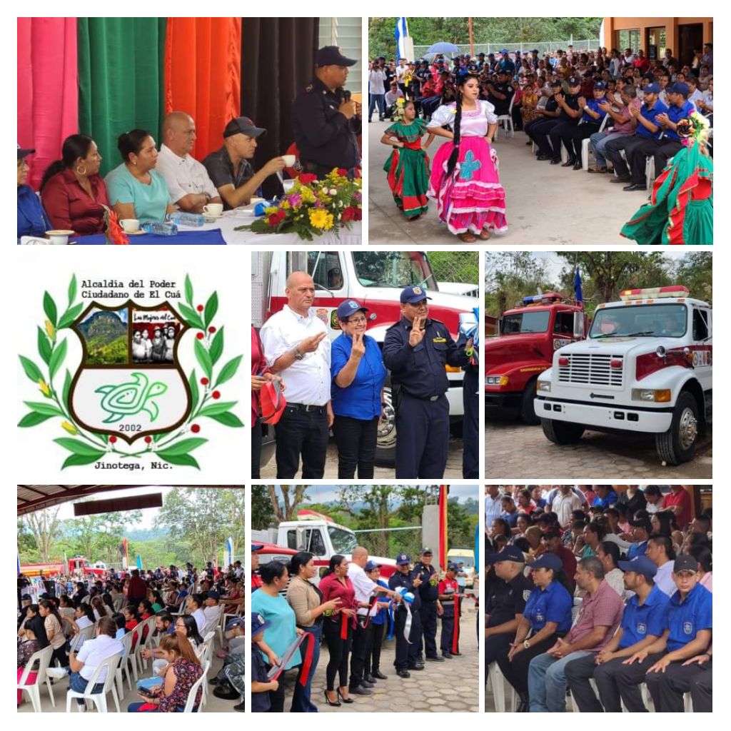 #PoesíaParaLaPaz Inauguración Estación del Cuerpo de Bomberos Unidos " Ing. Juan Enrique Morales Molina" en el Municipio de El Cuá-Jinotega.
<a href="/NicolasMaduro/">Nicolás Maduro</a>