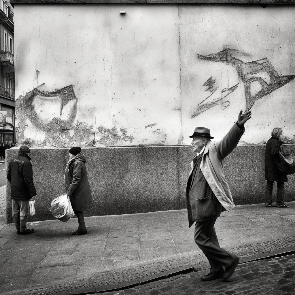 gregwht's tweet photo. Generating Henri Cartier-Bresson era street photography with Midjourney https://t.co/mJd1yNpyeC