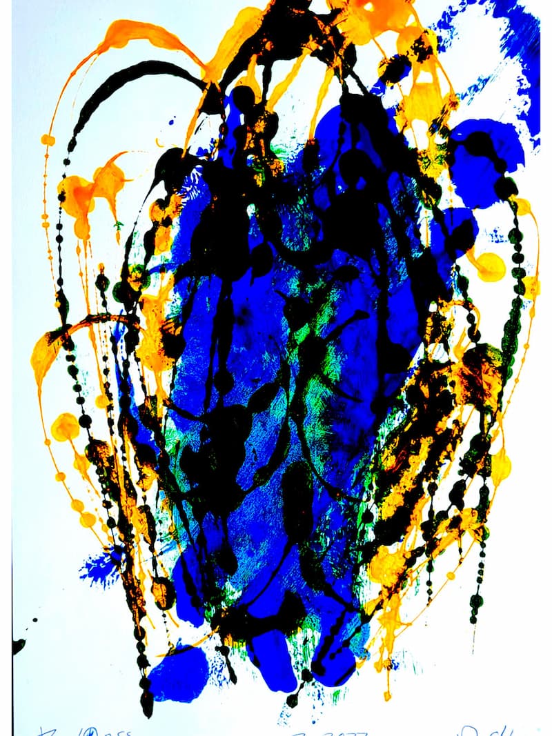 NeunionThe's tweet photo. Heinrich Josef Mess is an amazing artist and made a lot of phenomenal paintings. Take a look at our art gallery: https://t.co/MKKbNQddE7  
This painting is called "Figurativ Libre".
.
.
.
#charity #togetherwecan #support https://t.co/veORELoPXU