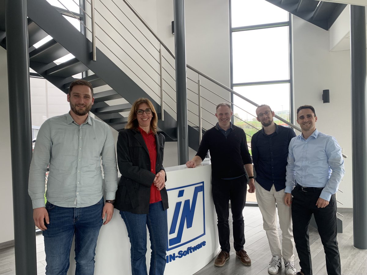 Die ersten Workshops für das #KINCHI-Forschungsprojekt mit den Handwerkern und Softwareanbietern haben diesen Monat bei IN-Software GmbH begonnen!
Ziel ist es die wichtigsten internen Prozesse in den Partnerbetrieben zu identifizieren 🔎 
Mehr erfahren ➡️  kinchi.io