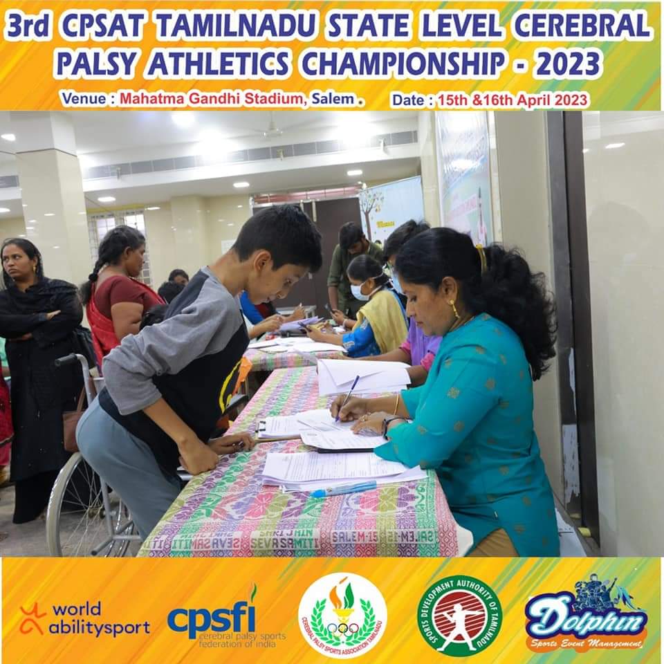 tncpsports's tweet photo. 3rd CPSAT TAMILNADU STATE LEVEL CP ATHLETIC CHAMPIONSHIP -2023
Cerebral palsy sports association Tamilnadu Cerebral Palsy Sports Federation of India #classification  
#cerebralpalsyawareness #cerebralpalsykids 
 #tncpsports #cpsfi #specially_for_cerebral_palsy_disability https://t.co/m5lZcqZyzY