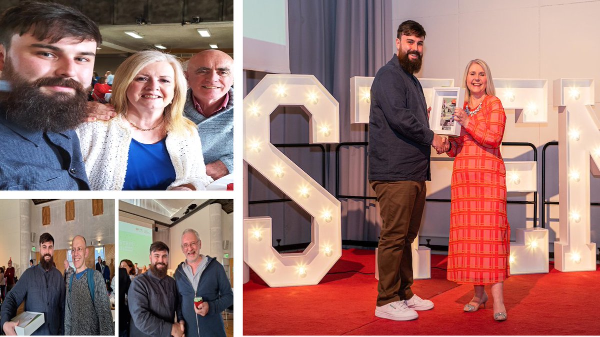 UCCsms's tweet photo. Congratulations to @UCCsms David Fox, #winner of the #UCCSTEM student-nominated staff award for best #PostGraduate Demonstrator. Pictured with his proud parents, @CullotyS (Head of @SEFSUCC) and colleagues! 👏🥳
@UCCsms is proud of you! Our strength lies in our staff and students https://t.co/6YYaT2fADj