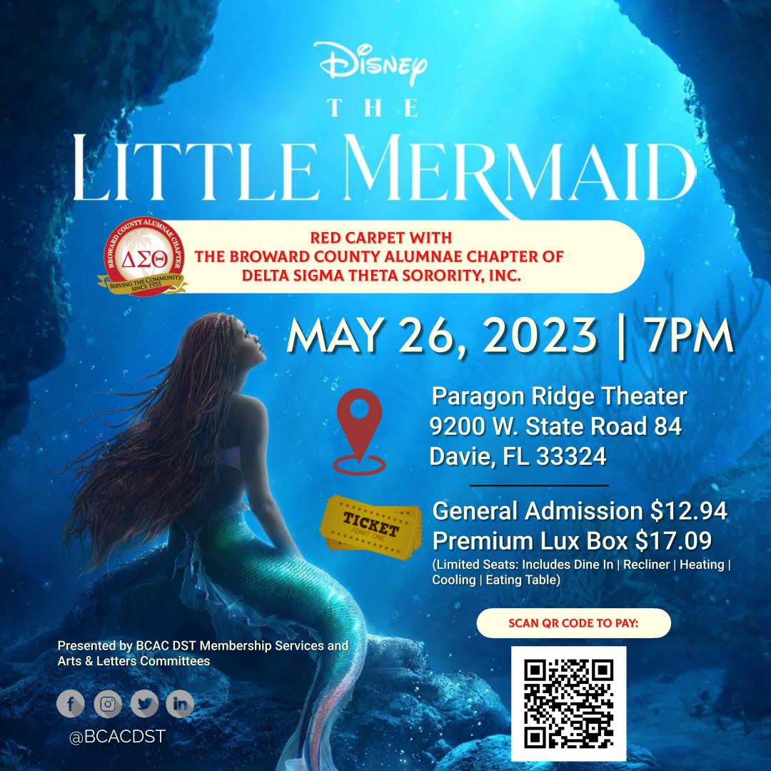 BCACDST's tweet image. PRIVATE SCREENING: DELTA RED CARPET!! 

You are cordially invited to join us for a viewing of the highly anticipated film, The Little Mermaid!

Reserve your ticket TODAY!
form.jotform.com/231298296526062

#DeltaRedCarpet #TheLittleMermaid #BCACDST #DST1913 #DSTRedCarpet