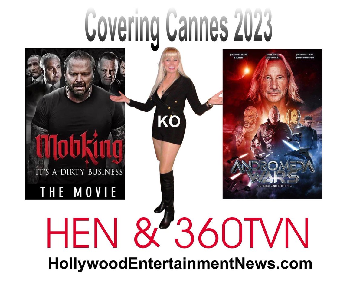 We are covering Cannes 2023. Here are a few of the great movies we are searching out. MobKing and Andromeda Wars.  I will be hosting it from the studio. #MobKing #andromedawars #movies C #ko #hollywoodentertainmentnews #kadrolshaonacarole 
hollywoodentertainmentnews.com