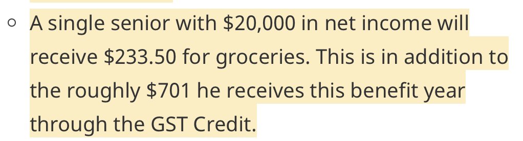 I am a female senior. It seems as though our government doesn't recognize me. Whoever was paid to write this, about the upcoming grocery rebate, needs retraining.🙄 canada.ca/en/department-… #gender #equality #Federal #government