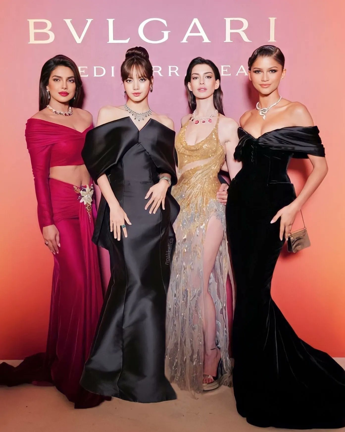 Film Updates on X: Priyanka Chopra, Anne Hathaway and Zendaya at the Bulgari  event in Venice.  / X