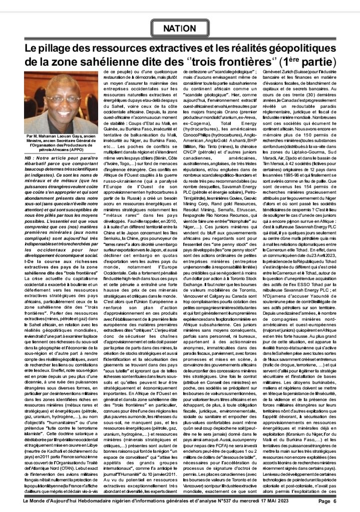 Mahaman Laouan Gaya (@laouangaya) on Twitter photo 