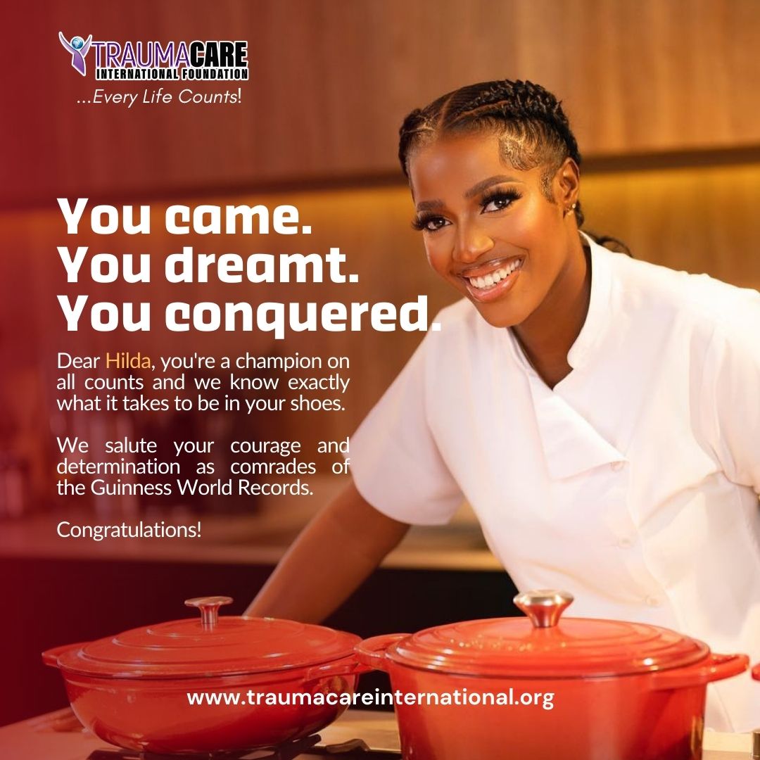 TraumaCareIntl's tweet photo. Congratulations Hilda! This is an incredible milestone & you deserve the spotlight to celebrate the moment. You overcame so many obstacles to achieve this. Your perseverance is an inspiration to everyone.
#chefhilda #hildabaci #rootingforhildabaci #GuinnessWorldRecord #tcif https://t.co/CDmGgfuBtq