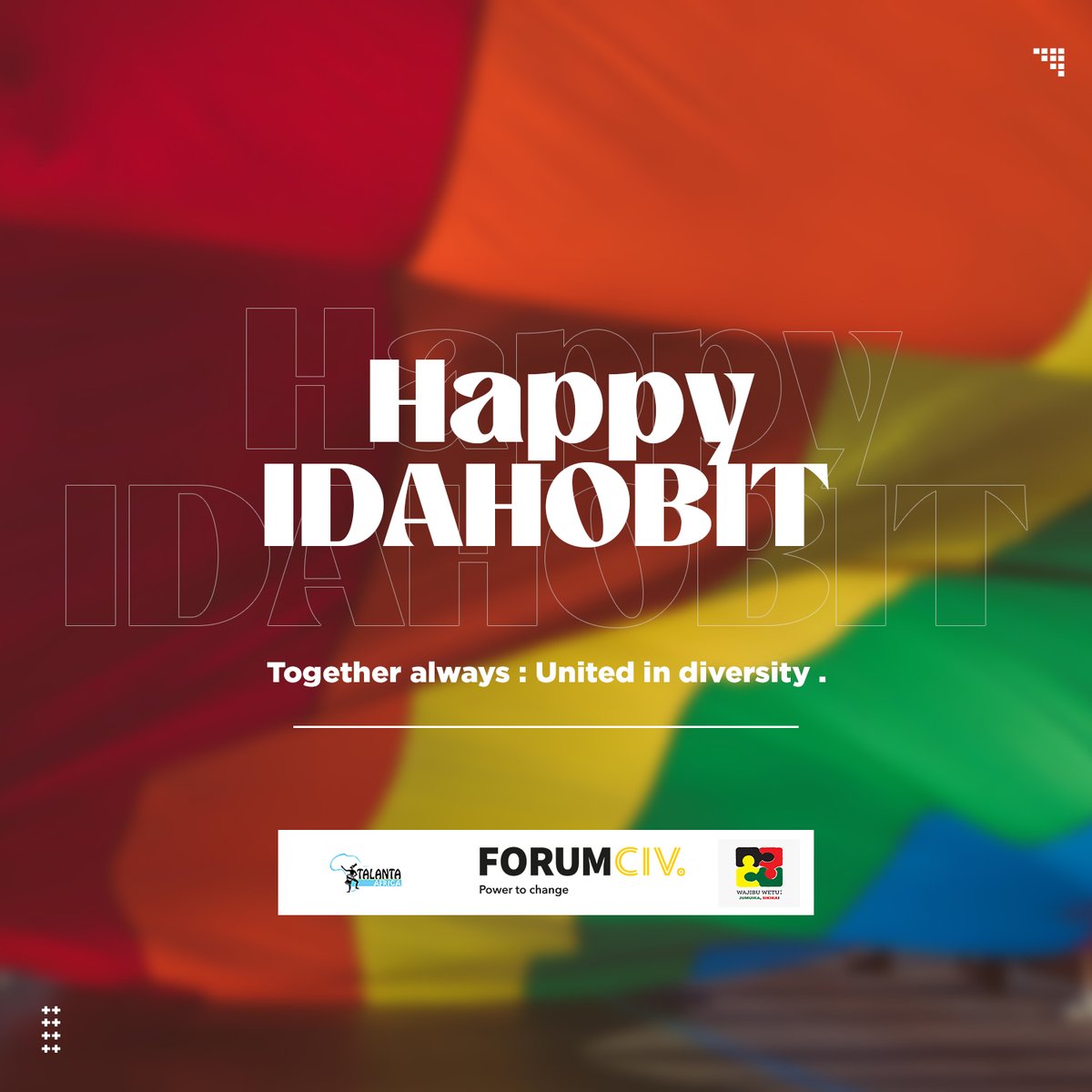This #IDAHOBIT2023, we affirm our commitment in ensuring equality in diversity. We call out oppression targeted towards LGBTQ+ persons such as the draconian #FPB2023. The future can only get better. <a href="/ForumCiv/">ForumCiv</a>HubESA @ForumCiv <a href="/UraiaTrust/">Uraia Trust</a> <a href="/denmarkinkenya/">Denmark in Kenya</a> <a href="/SwedeninKE/">Swedish Ambassador to Kenya</a>
