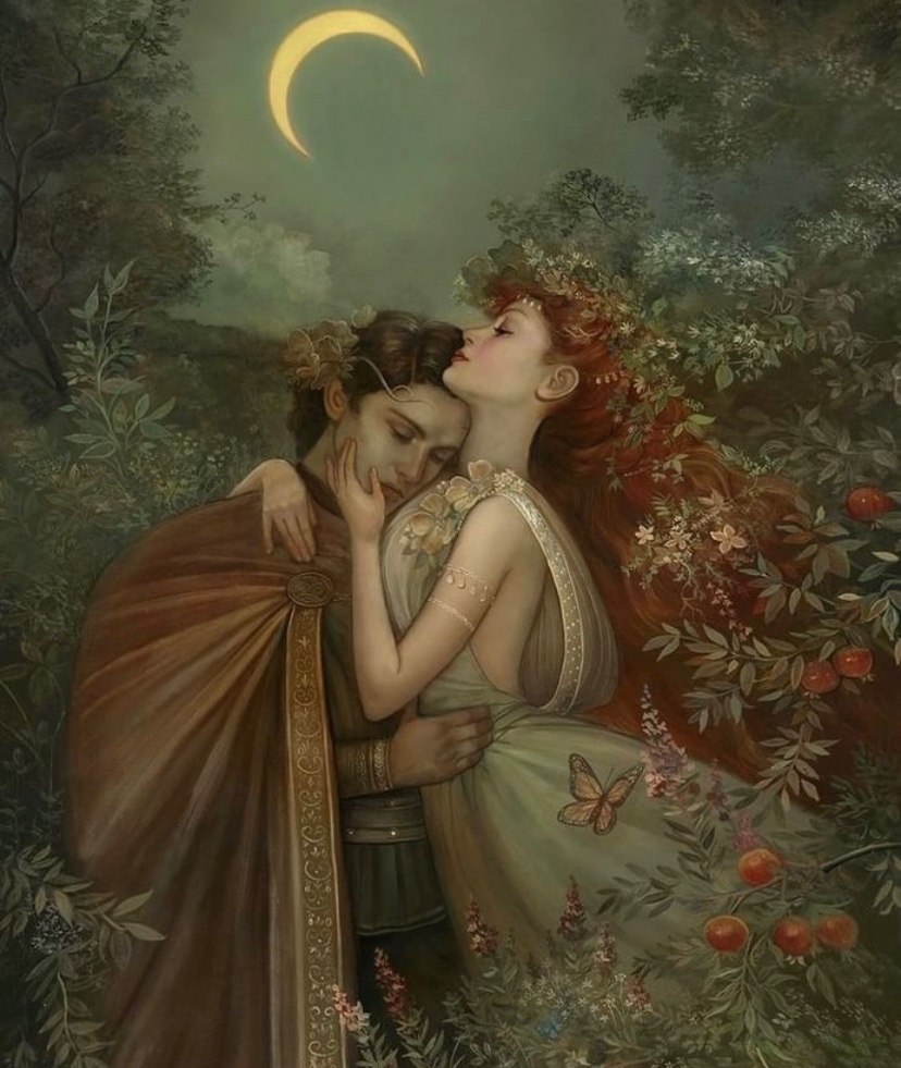 AcademiaAesthe1's tweet photo. Artist: Annie Stegg (American, born - 1982)
• Title: “Hades and Persephone” https://t.co/fkMGvqWZ9L