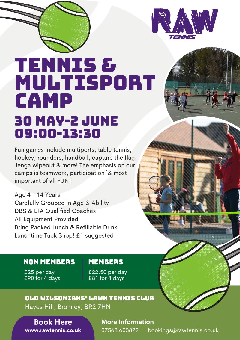 Our May camp countdown is on 🙌🏼 🎾☀️ - mailchi.mp/rawtennis.co.u…