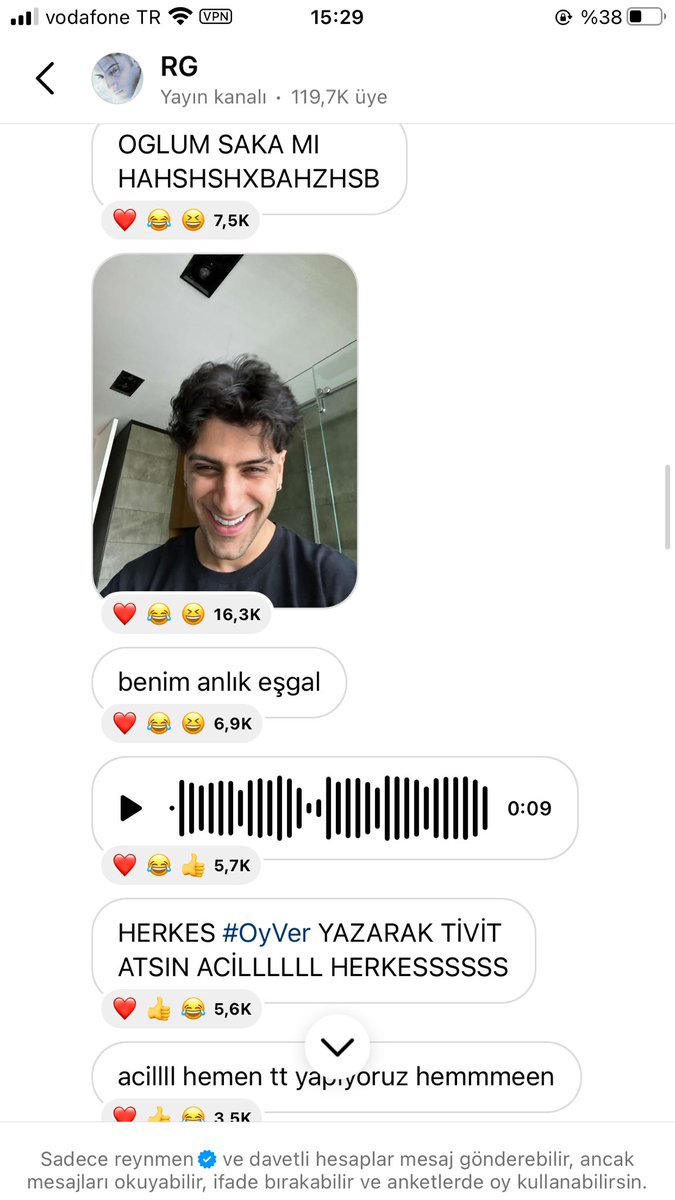 sen yazmazsan reyynim yazar asko #OyVer