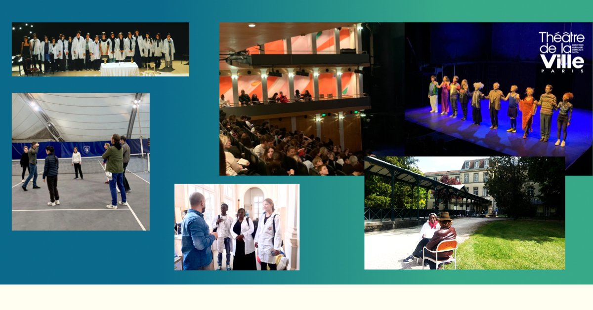 TheaVilleParis's tweet photo. UNE JOURNÉE AU #TDLV
À quoi ressemble-t-elle ? Récit d’hier, 16.5.23, ou quand l’EXTRA est ORDINAIRE 😉
⏰ MATIN : répétitions #LyceeBrassens puis restitution
😎 APRÈS-MIDI : #LesConsultations #TroupeImaginaire📍#QJ @Paris➕📍#HopitalCharlesFoix @APHP pour les soignants .../... https://t.co/IIv8E9vQeg