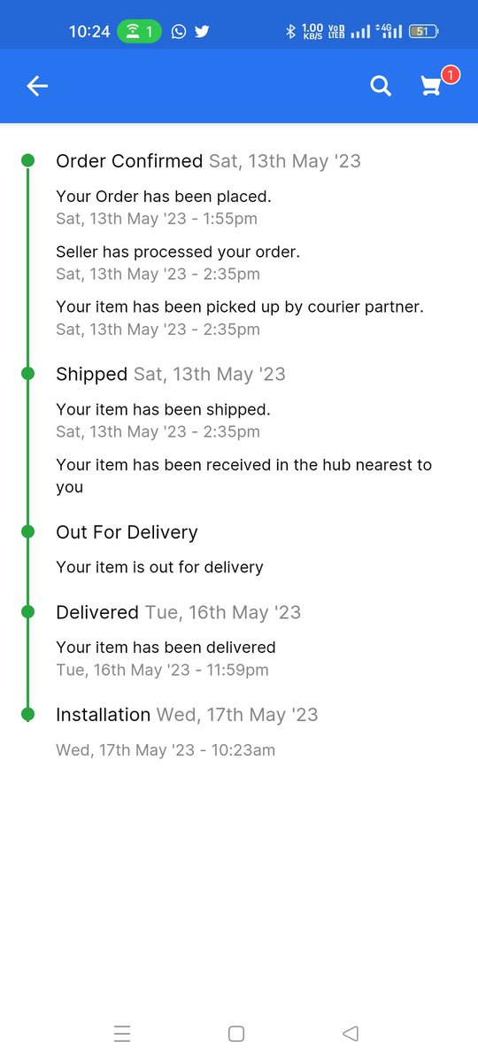 jigssolanki17's tweet photo. @flipkartsupport This is Ac which already marked delivered. I didn't got any call even no otp recieved and no tracking I'd showing and no response from customer support
Fraud scam my money Stuck Flipkart fraud company. #flipkartscam @Flipkart https://t.co/ytC0XbNP0v