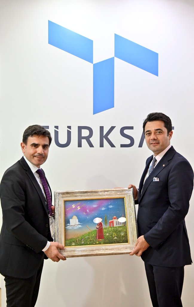 turksat's tweet image. #CABSAT2023 fuarında T.C Dubai Başkonsolosumuz Sayın Onur Şaylan standımızı ziyaret etti.