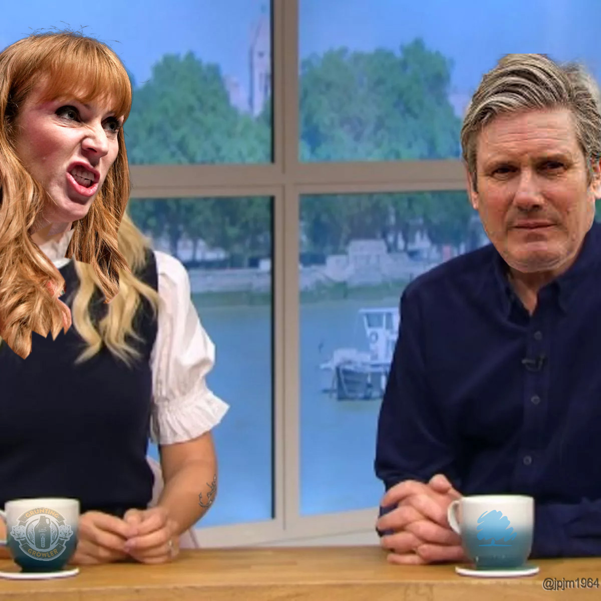 The Phil and Holly of British politics ! Don`t quite see it myself ......  #philandholly #oliverdowden #KeirStarmer #angelarayner #PhillipSchofield #HollyWilloughby