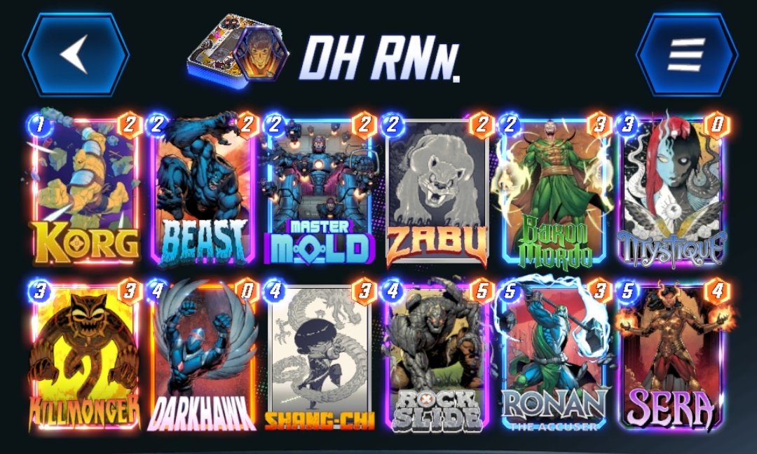 jothasnap's tweet photo. Le tenía ganas a Mold. #MarvelSnap #snapdecks #mastermold https://t.co/SjTHOSieDj