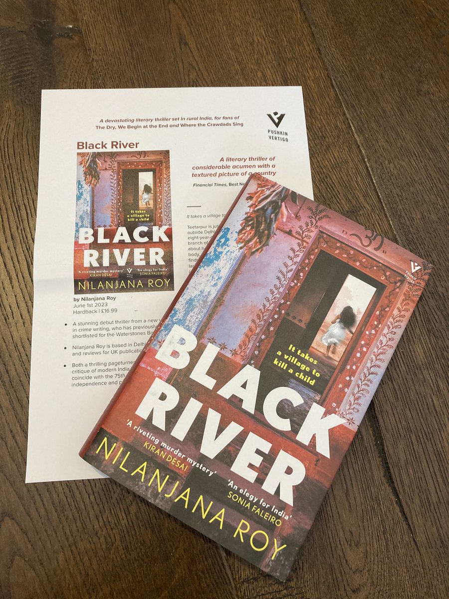 Book post. Thank you ⁦@PushkinPress⁩ ⁦@PushkinVertigo⁩ #BlackRiver #NilanjanaRoy ⁦@nilanjanaroy⁩