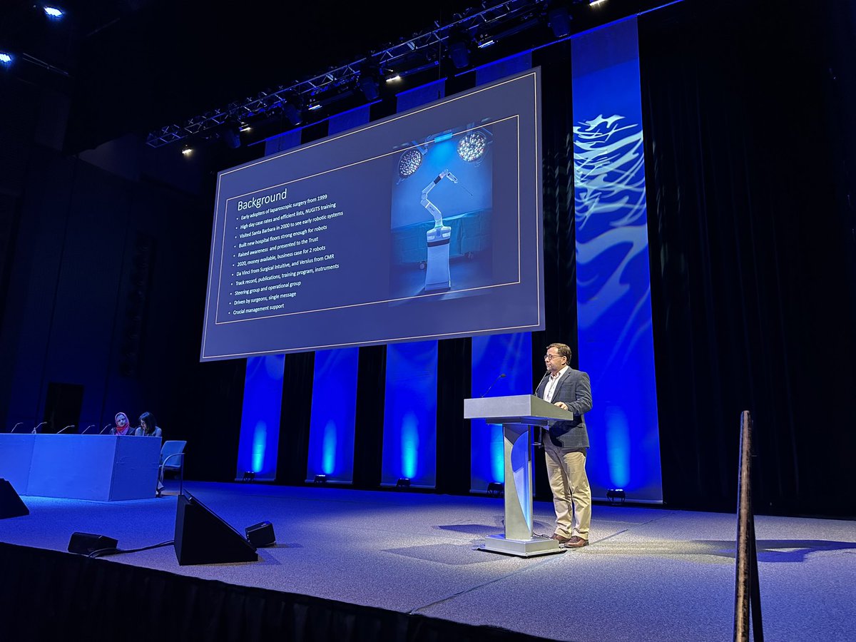 Christian Macutkiewicz 🏳️🌈 (he/him) (@surgeryhpb) on Twitter photo Two amazing #Robotic experts chairing our Robotics symposium in the main auditorium now. First up is Liam Horgan telling us about robotic #cholecystectomy <a href="/DeenaHarji/">Deena Harji</a> <a href="/NuhaZsurgeon/">Nuha A Yassin</a> Two amazing #Robotic experts chairing our Robotics symposium in the main auditorium now. First up is Liam Horgan telling us about robotic #cholecystectomy <a href="/DeenaHarji/">Deena Harji</a> <a href="/NuhaZsurgeon/">Nuha A Yassin</a>